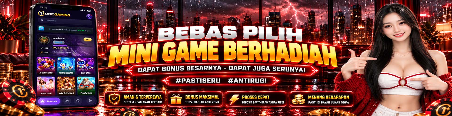 one gaming bonus